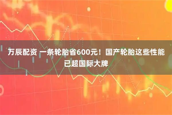 万辰配资 一条轮胎省600元！国产轮胎这些性能已超国际大牌