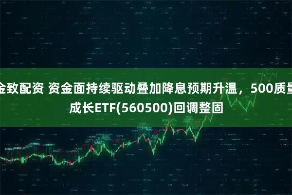 金致配资 资金面持续驱动叠加降息预期升温，500质量成长ETF(560500)回调整固